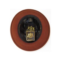 Men Bruno Capelo Hat Australian Wool Crushable Fedora Giovani UN114 Brandy Brown image 4