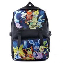 Pokemon Characters Eevee Evolution Large 18&quot; Backpack  - £20.47 GBP