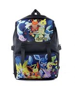 Pokemon Characters Eevee Evolution Large 18&quot; Backpack  - £20.43 GBP
