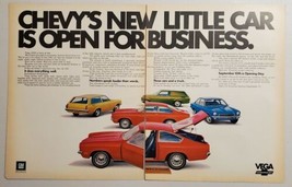 1970 Print Ad The Chevrolet Vega 2-Door &amp; Station Wagons 5 Models Shown - £12.08 GBP