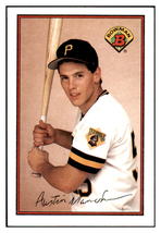 1989 Bowman Austin Manahan  Pittsburgh Pirates #420 Baseball card   MATV4A - £1.17 GBP