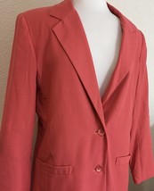 VTG Napa Studio Petite Size 8 Jacket Blazer Sz 6 Skirt Coral Suit Lined ... - £11.76 GBP