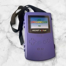 Logic 3 My Organizer For Pocket &amp; Color Nintendo Gameboy Hard Travel Case Purple - $23.56