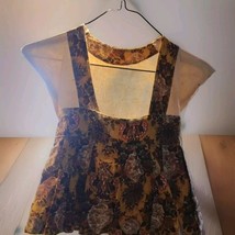 Vintage Clothes Pin Bag Holder Bag Cotton Dress  Floral Design - €12,44 EUR