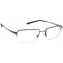 Nike Eyeglasses 4195 245 Flexon Polished Brown Half Rim Metal Frame 54[]19 145 - £162.36 GBP