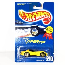 Hot Wheels Blue Card: Dodge Yellow Viper - Gold Medal Speed Collector No. 210 - £6.13 GBP