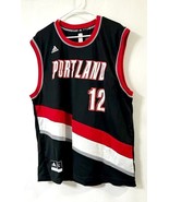 Adidas Men&#39;s Lamarcus Aldridge #12 Portland Trail Blazers Jersey, Black,... - £33.05 GBP