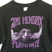 Vtg Jimi Hendrix Purple Haze T Shirt Size Medium M Authentic Black Cotton - £29.48 GBP