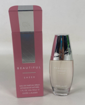 Estee Lauder Beautiful Sheer Eau De Parfum Perfume Spray 1oz 30ml Ne W In Bo X - £193.79 GBP