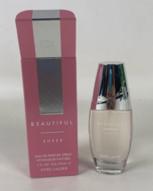 Estee Lauder BEAUTIFUL SHEER Eau de Parfum Perfume Spray 1oz 30ml NeW in... - £194.30 GBP