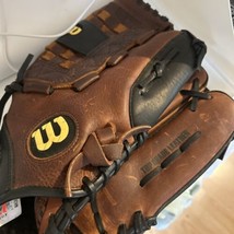 Wilson Staff Baseball Glove 12&quot; A1505 ST3 Pro Canyon Leather VERY GOOD RHT - £23.32 GBP
