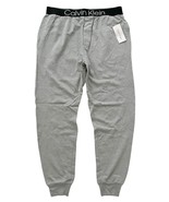 Calvin Klein Mens L Gray/Black Logo Waist Band Stretch Lounge Sleep Jogg... - $23.70