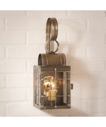 Single Wall Lantern Light in Weathered Brass - £204.13 GBP