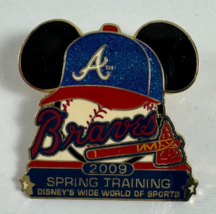 Rare Disney Atlanta Braves 2009 Spring Training LE 2000 Pin - $49.49