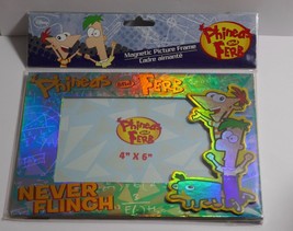 Disney Phineas and Ferb 4x6 Magnetic Picture Frame  SEALED - £7.18 GBP