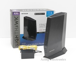 NETGEAR Nighthawk CAX30 AX2700 Wi-Fi 6 Cable Modem Router - $149.99