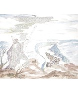Leon Azoulay Exodus Chapter 1 , lithograpjh on Paper, Signed,  W/Coa - €841,77 EUR