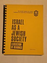 Rare Banned Book - Israel as a Jewish Society a Selection of Readings 2n... - $91.37