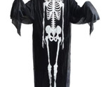 Nero Adulto Osso Scheletro Costume Halloween Festa one piece Taglia Unic... - $13.85