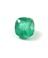 Natural Zambian Emerald Square Shape Faceted Cut Gemstone For Jewelry Ma... - $52.99