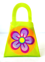 12 Small Springtime Plastic Bags Party Favor Baskets Bright Flowers Girls Ladies - £15.35 GBP