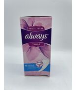 Always Thong Daily Liners 42 Regular Rare Discontinued Bs289 - $33.31