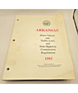 VTG 1993 Arkansas Motor Vehicle &amp; Traffic Laws manual state highway comm... - £9.41 GBP