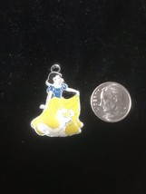 Snow White princess character Enamel charm - Necklace Pendant Charm Style - £11.91 GBP