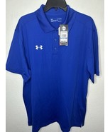Under Armour Men’s Headgear Loose Fit Collared Blue Short Sleeve Shirt S... - $40.60 CAD