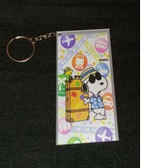 Snoopy Traveling Keychain Acrylic Transparent - £7.82 GBP