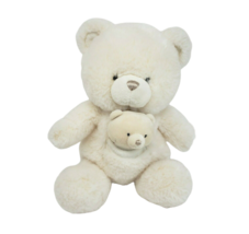 10&quot; Baby Gund Oh So Soft Teddy Bear 4053992 Stuffed Animal Plush Toy Rattle - £22.02 GBP