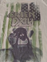 T-Shirt Doux Pour Femme Drapeau Distressé GREEN DAY - 2007 ~Jamais Porté~ L - $18.88
