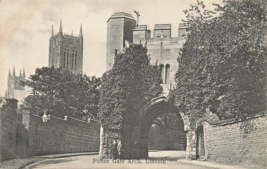 Lincoln Lincolnshire England~Potter Gate ARCH-1905 Photo Postcard - £8.68 GBP