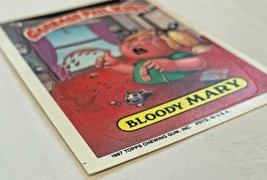 1987 Topps Gpk Garbage Pail Kids 298A Bloody Mary Sticker Card Blue Cross Error - £12.50 GBP