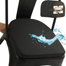 Buyue Enhanced Anti-Slip 14&quot; Seat Cushions For Metal Chairs, Shape, Blac... - $72.96