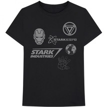 Iron Man Stark Expo T-Shirt Black - £25.18 GBP+