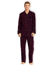 Brooks Brothers Mens Red Blue Plaid 2 Piece Pajama Pants Set, 2XL XXL 8125-4 - £92.64 GBP
