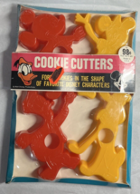 VTG Walt Disney Cookie Cutter Set Eagle Affiliates Mickey Pluto Donald M... - £7.37 GBP
