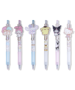 Hello Kitty &amp; Friends Gel Pen Set w/Charms - Rubber Grip - 0.5mm - Kawai... - £10.97 GBP