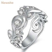 Unique Design Silver Plated Wedding Engagement Ring For Women Fashion Jewelry 0. - £19.97 GBP