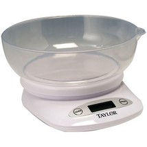 Taylor Precision Products 380444 4.4lb-Capacity Digital Kitchen Scale with Bowl - £41.58 GBP