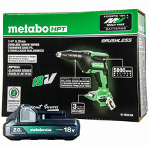 Metabo HPT 18V MultiVolt Cordless Drywall Screw Gun W18DAQ4M BSL1820 2.0 Ah Batt - £133.69 GBP