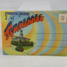 Vintage Souvenir Folding Folder Booklet 18 Color Photo Cards Tennessee 1944 - £14.97 GBP