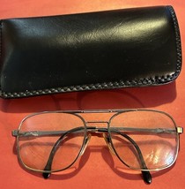 Vintage Luxottica Carlos Eyeglasses 140 Made In Italy Aviator Klixx - $30.00