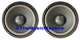 Pair 6.5&quot; Home Audio WOOFER Speaker Cabinet Enclosure Stereo System Replacement - $42.74