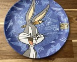 Vintage Bugs Bunny Kids&#39; Melamine 8&quot; Dinner Plate 1995 - $18.04