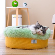 Luxury Plush Winter Nest: Cozy And Stylish Pet Bed For Deep Sleep - £46.58 GBP+