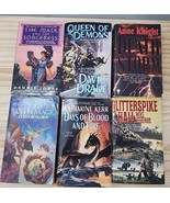 SCI-FI Softcover 6 Lot Books Queen Of Demons Mask Sixth Magic Death Storm  - £9.96 GBP