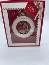 Lenox &quot;You Are One of a Kind.. Friend&quot; ornament Collectible  With 24K Accents - £12.04 GBP