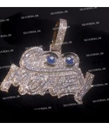 Unique Custom Name Pendant 925 Sterling Silver 3.74 Ct Round Simulated D... - €284,77 EUR